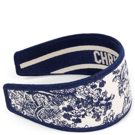 bandeau dior bleu marine